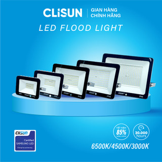 Đèn Pha Led CLISUN | Đèn Pha Led Ngoài Trời Chống Nước Siêu Bền Tiết Kiệm Điện 20W 30W 50W 100W