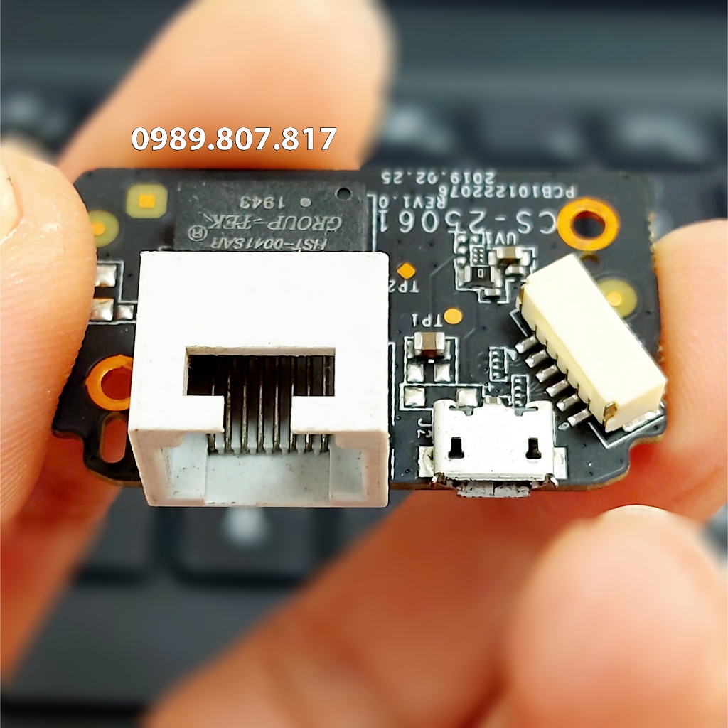 [HCM] - Mạch nguồn microUSB và cổng mạng RJ45 kết nối mạch điều khiển ...