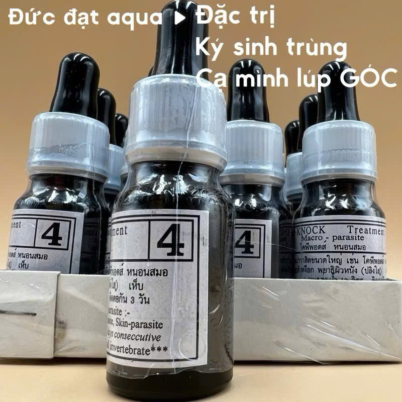 Bộ sản phẩm Bio nock 1 2 3 4 Hỗ trợ phòng bệnh Cá cảnh Cực Khoẻ BIONOCK 6