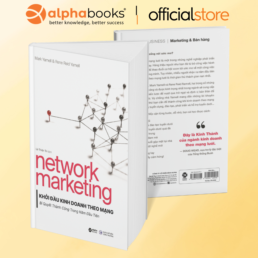 Sách - Network Marketing - Khởi Đầu Kinh Doanh Theo Mạng: Bí Quyết Thành Công Trong Năm Đầu Tiên (Alpha Books)
