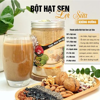 Bột hạt sen mix hạt Lợi Sữa Senfarm - Không đường