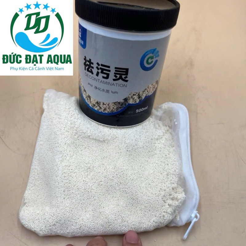 Purigen SunSun Vật Liệu Lọc Trong Nước Cao Cấp Kèm Túi  220ml, 500ml khử màu vàng nước 6