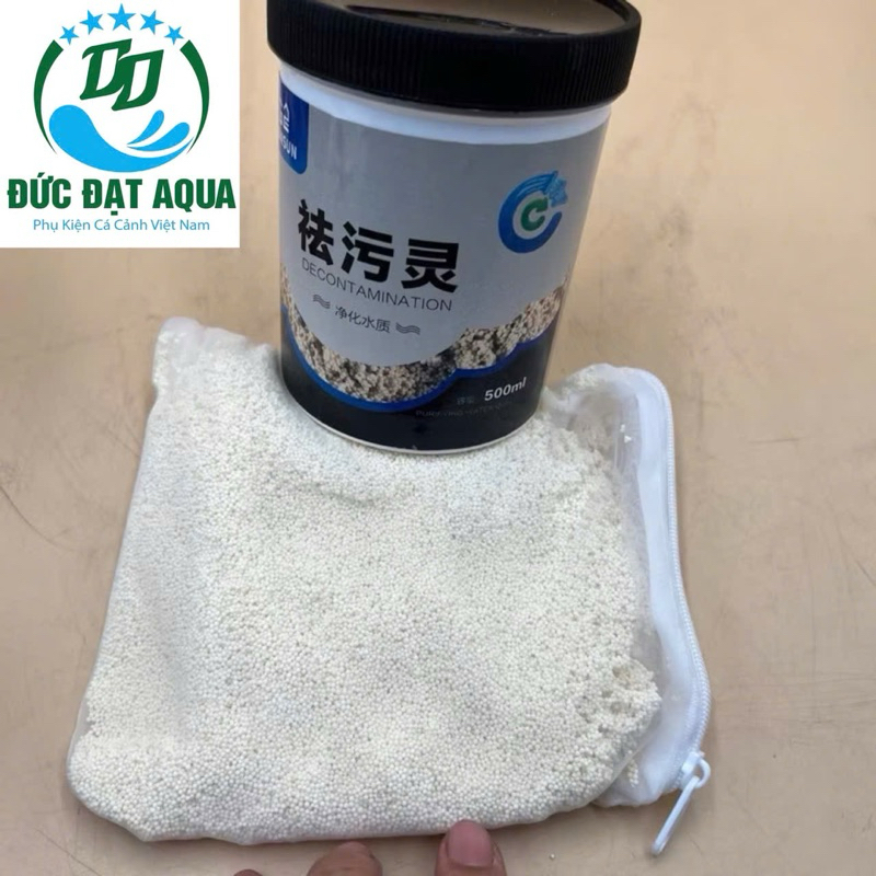 Purigen SunSun Vật Liệu Lọc Trong Nước Cao Cấp Kèm Túi  220ml, 500ml khử màu vàng nước 9