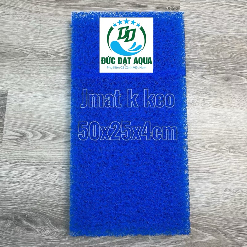 Jmat không keo loại 50x25cm, 50x50cm, 50x100cm ,cm dày 3,8cm vật liệu lọc hồ cá koi 3