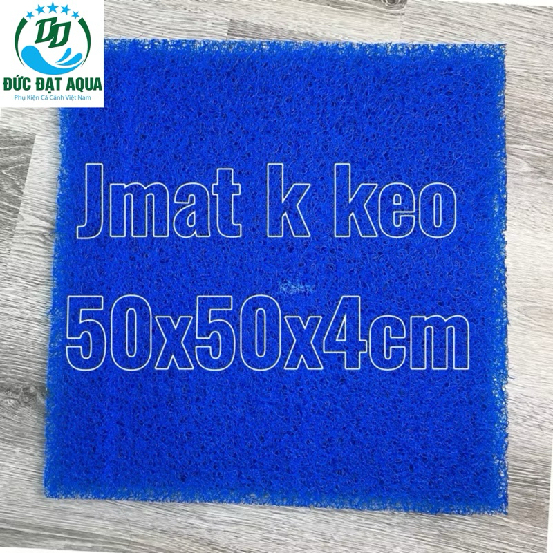 Jmat không keo loại 50x25cm, 50x50cm, 50x100cm ,cm dày 3,8cm vật liệu lọc hồ cá koi 6