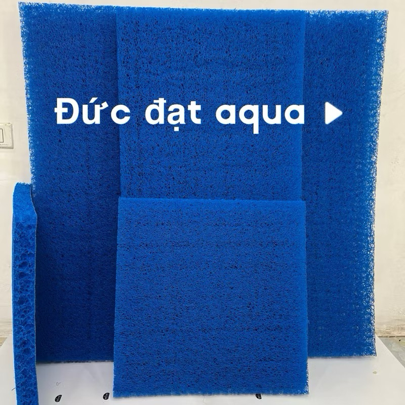 Jmat không keo loại 50x25cm, 50x50cm, 50x100cm ,cm dày 3,8cm vật liệu lọc hồ cá koi 7