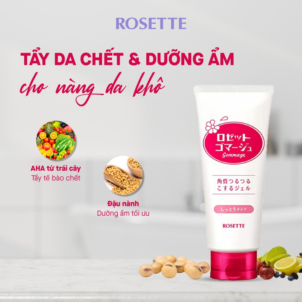 Ảnh Combo Tiết Kiệm 2 Tẩy Tế Bào Chết Rosette Gommage 120g và Tẩy Tế Bào Chết Cho Da Khô Rosette Gommage Moist 120g 3