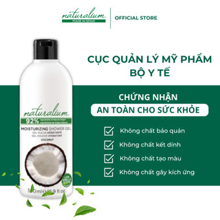 Sữa tắm dưỡng ẩm NATURALIUM 500ml (Hương Dừa) tái tạo làn da giúp da hết bị chảy xệ, trả lại làn da căng mịn, tươi trẻ