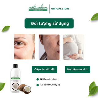 Sữa tắm dưỡng ẩm NATURALIUM 500ml (Hương Dừa) tái tạo làn da giúp da hết bị chảy xệ, trả lại làn da căng mịn, tươi trẻ