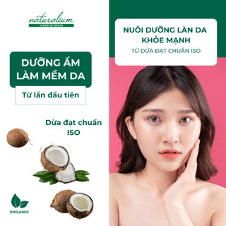 Sữa tắm dưỡng ẩm NATURALIUM 500ml (Hương Dừa) tái tạo làn da giúp da hết bị chảy xệ, trả lại làn da căng mịn, tươi trẻ