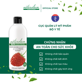 Sữa tắm dưỡng ẩm NATURALIUM 500ml (Hương Phúc Bồn Tử) an toàn cho da, chống lão hóa, giúp da khỏe mạnh sáng đẹp