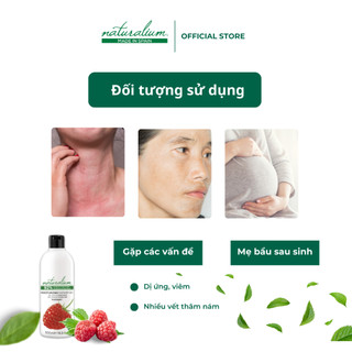 Sữa tắm dưỡng ẩm NATURALIUM 500ml (Hương Phúc Bồn Tử) an toàn cho da, chống lão hóa, giúp da khỏe mạnh sáng đẹp