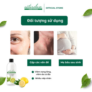 Sữa Tắm Dưỡng Ẩm Naturalium ( Hương Chanh ) Sạch Sâu, Dưỡng Ẩm, Kháng Khuẩn 500ml