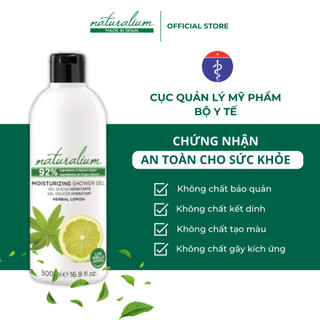 Sữa Tắm Dưỡng Ẩm Naturalium ( Hương Chanh ) Sạch Sâu, Dưỡng Ẩm, Kháng Khuẩn 500ml