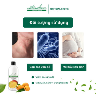Sữa Tắm Dưỡng Ẩm Naturalium ( Hương Xoài ) Làm Sạch Sâu, Dưỡng Ẩm, Chống Viêm 500ml
