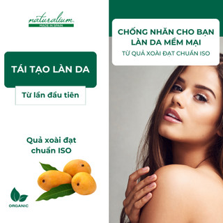 Sữa Tắm Dưỡng Ẩm Naturalium ( Hương Xoài ) Làm Sạch Sâu, Dưỡng Ẩm, Chống Viêm 500ml