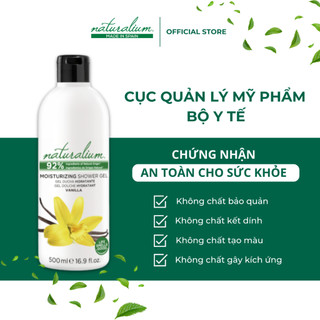 Sữa tắm dưỡng ẩm Naturalium (Hương Vanilla) 500ml ngăn ngừa lão hóa, nuôi dưỡng làn da khỏe mạnh