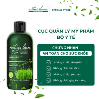 Sữa tắm siêu thực phẩm NATURALIUM 500ml (Chiết xuất từ Cỏ Lúa Mì) giúp nuôi dưỡng, làm sạch làn da hồng hào