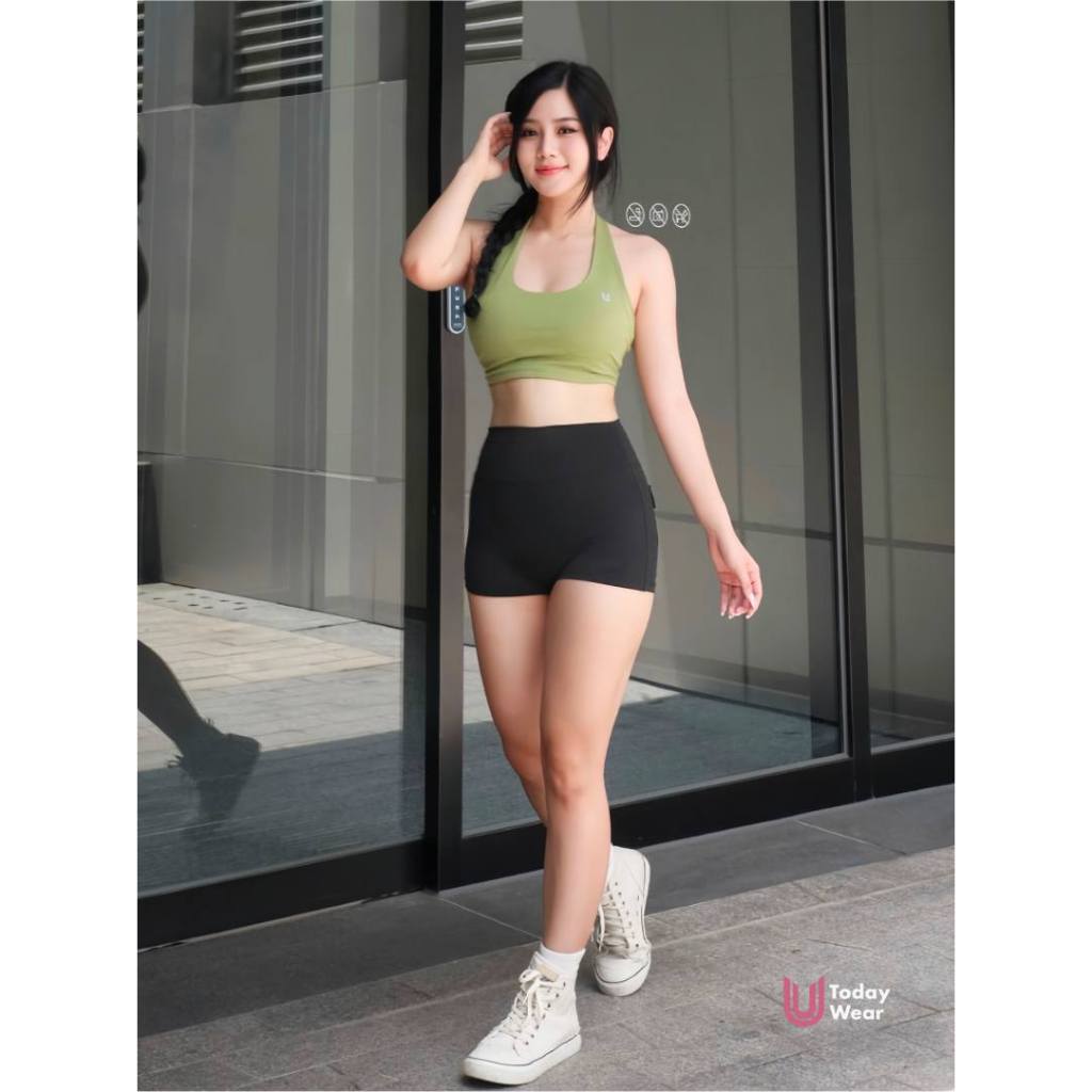 Ảnh Áo bra cổ yếm Mia Top Today U Wear hở lưng tập gym yoga sexy nâng đỡ vòng 1 2