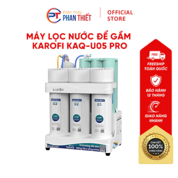 Máy lọc nước để gầm Karofi KAQ-U05 Pro 10 lõi lọc Smax thế hệ mới gấp đôi hiệu suất