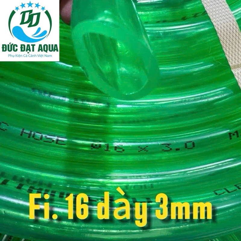 Ống nước Phú Thịnh (đơn vị tính là 1 mét ) - Fi-8-10-14-16-18-20-25 Không xoắn gập, loại dày nhất 6