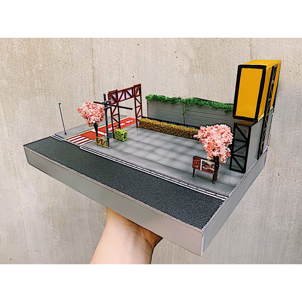 Sa bàn bãi đậu xe Coke 1/64