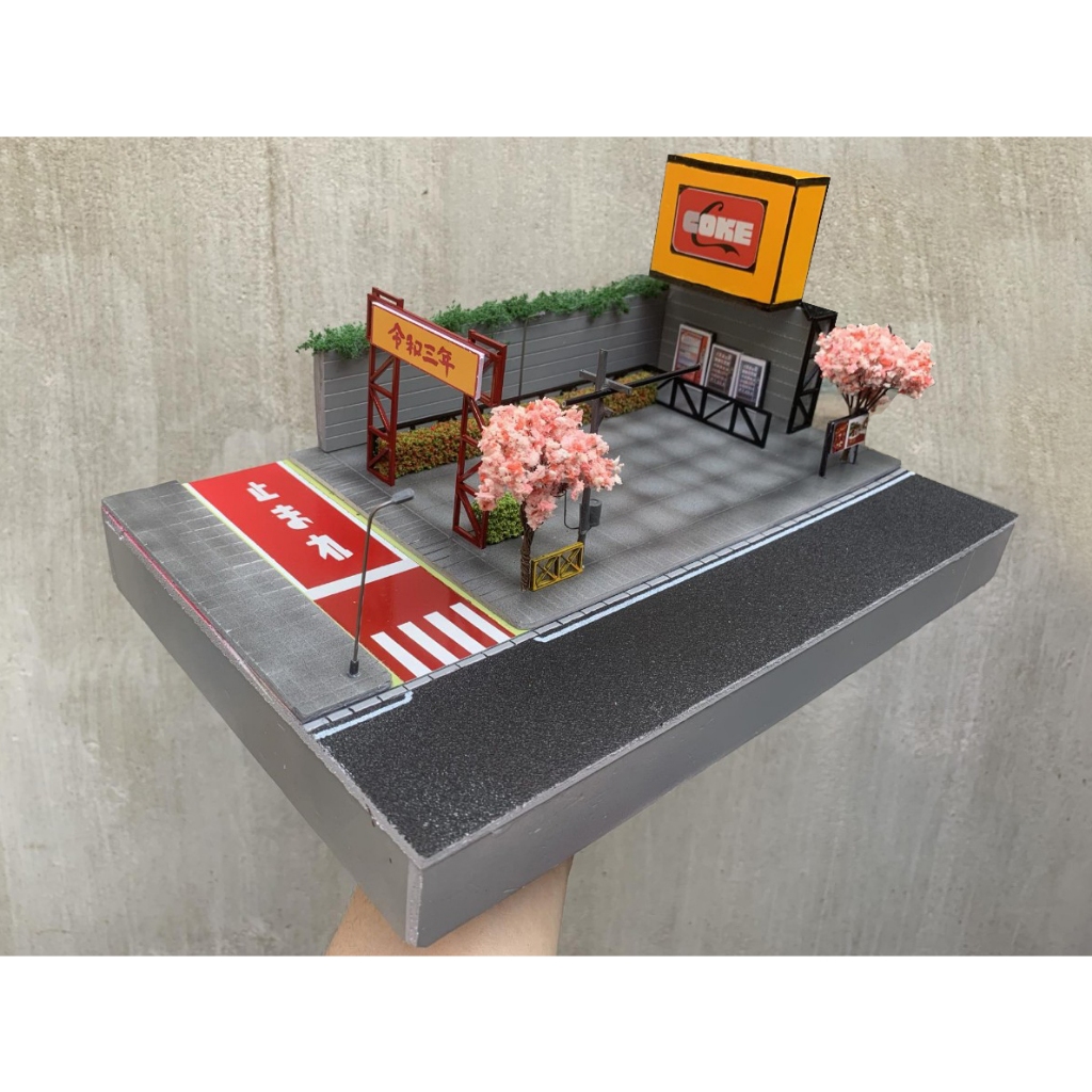 Sa bàn bãi đậu xe Coke 1/64