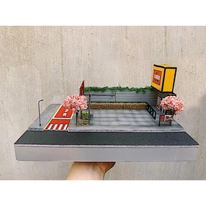 Sa bàn bãi đậu xe Coke 1/64