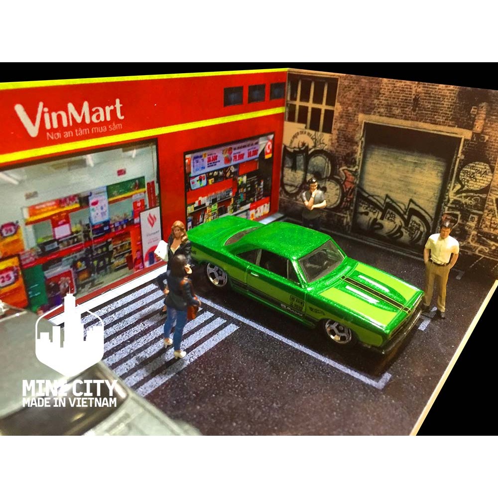 Sa bàn bãi đậu xe vinmart