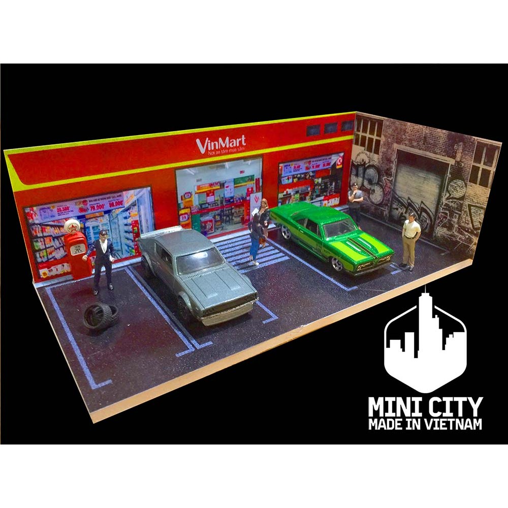 Sa bàn bãi đậu xe vinmart