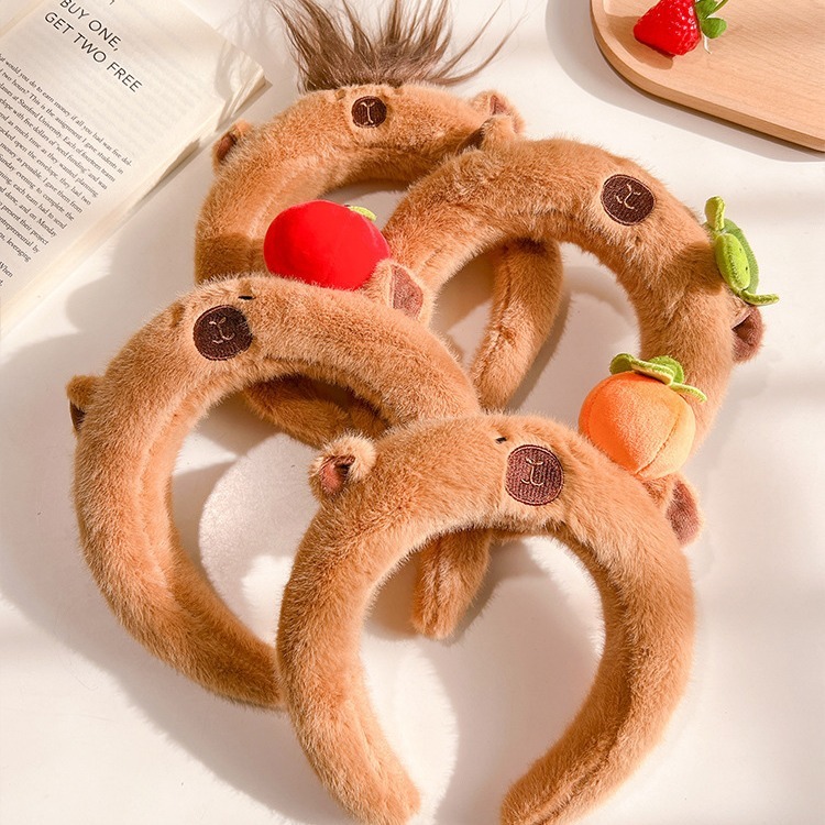 Bờm lông cute băng đô cài tóc hoạt hình ngộ nghĩnh phụ kiện tóc xinh xắn phụ kiện tóc dễ thương