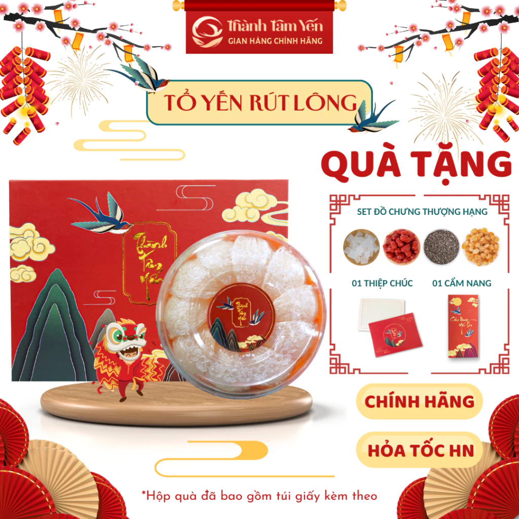 Yến Sào Rút Lông Nguyên Tổ – Thành Tâm Yến