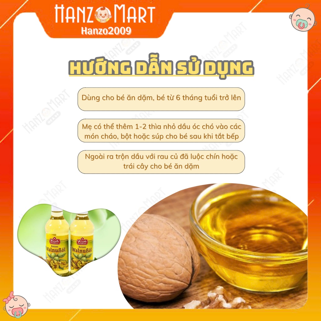 Combo dầu ăn dặm cho bé Nhật Bản