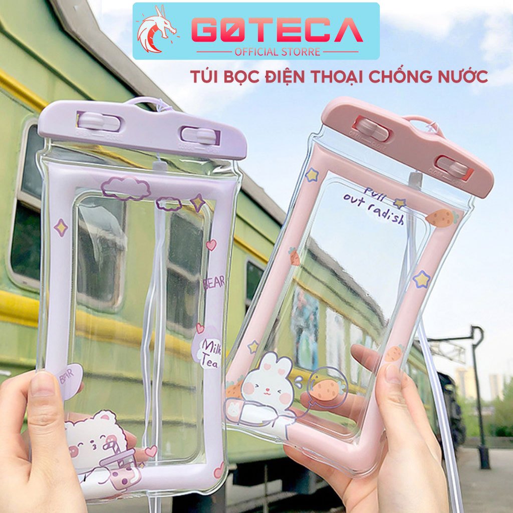 Túi Chống Nước Điện Thoại Túi Đựng Điện Thoại Bảo Vệ Dưới Nước Cao Cấp Viền Phao Siêu Tiện Lợi - Goteca