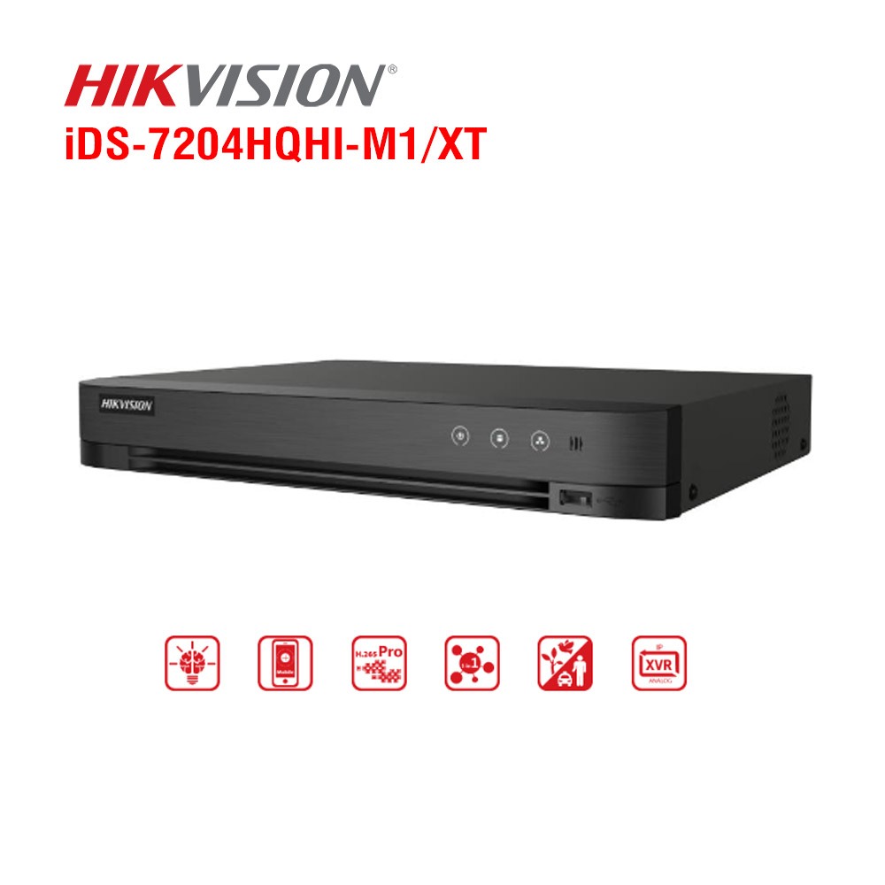 Đầu ghi hình Hybrid TVI-IP 4 kênh HIKVISION iDS-7204HQHI-M1/XT 7204HQHI ...