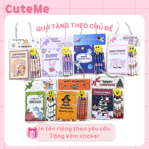 Set quà mini Xách Xách quà tặng sinh nhật cảm ơn tổng kết mầm non tiểu học đủ mẫu bé trai gái CuteMe
