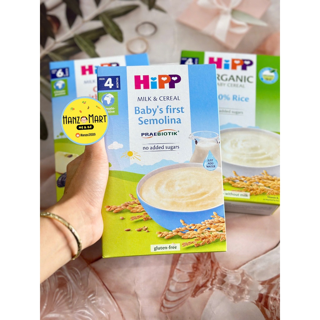 Bột ăn dặm Hipp bột ngũ cốc ăn dặm cho trẻ từ 4m+ đến 36m hanzomart