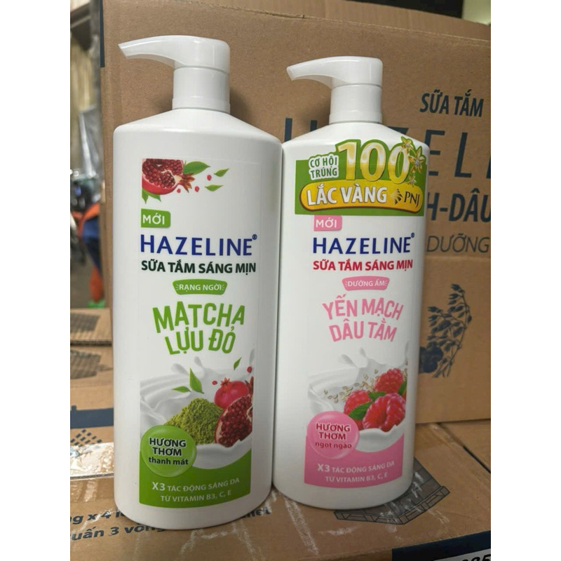 Sữa tắm dưỡng thể thiên nhiên trắng sáng da Hazeline 1KG