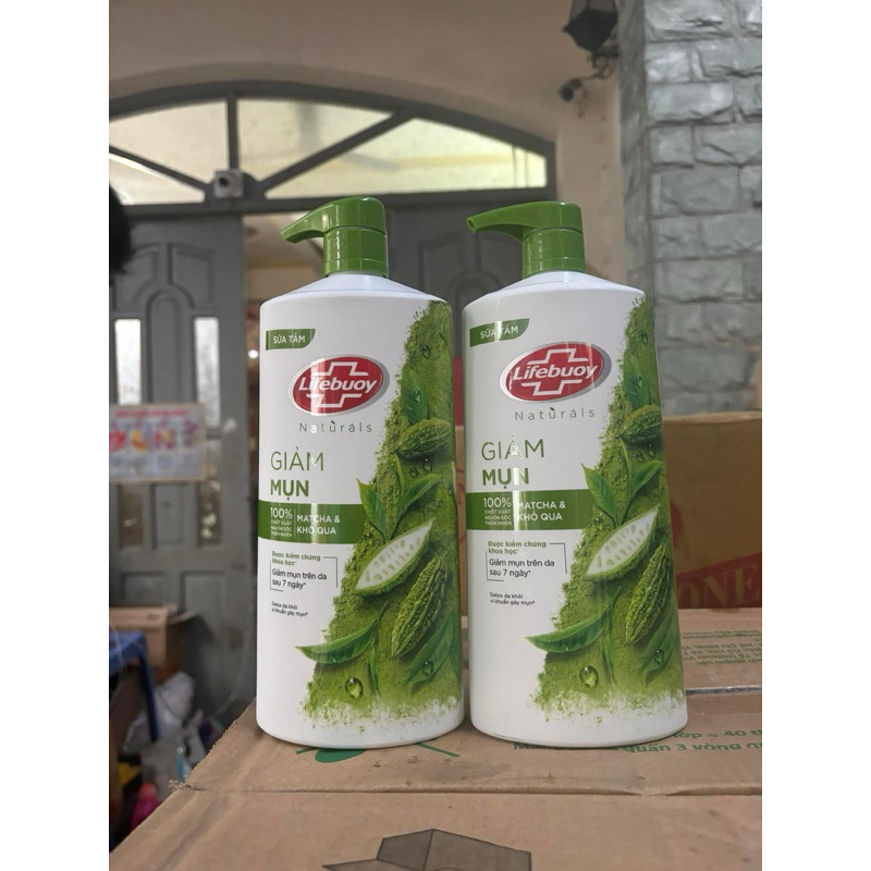 sữa tắm lifebuoy matcha và khổ qua 800gr