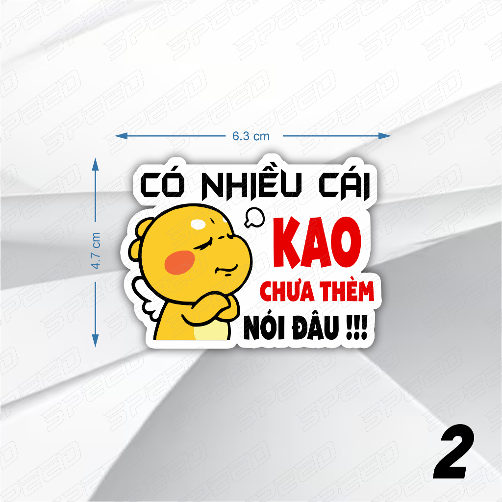 Tem decal dán xe Phong cách Vui nhộn Hài hước | Decal Trang Trí, Sticker Dán Xe chống thấm