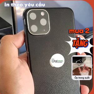 Miếng Dán Skin Mặt lưng Camera Táo Vân da đen Dành cho 15 pro max 14 pro max 13 pro max 12 pro max 11 pro max - Fukishop