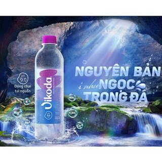 Thùng 24 Chai Nước Khoáng Kiềm Thiên Nhiên Vikoda 350ml - Giàu và bổ sung vi khoáng tự nhiên từ nguồn Đảnh Thạnh