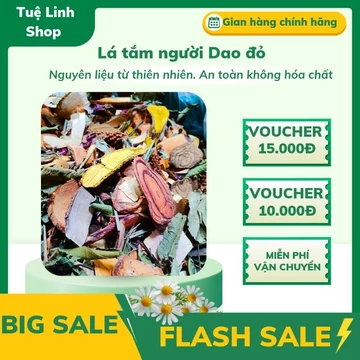[Combo 3kg] Lá tắm Dao đỏ - Liệu trình 1 tháng cho phụ nữ sau sinh và người bị xư.ơn.g kh.ớp