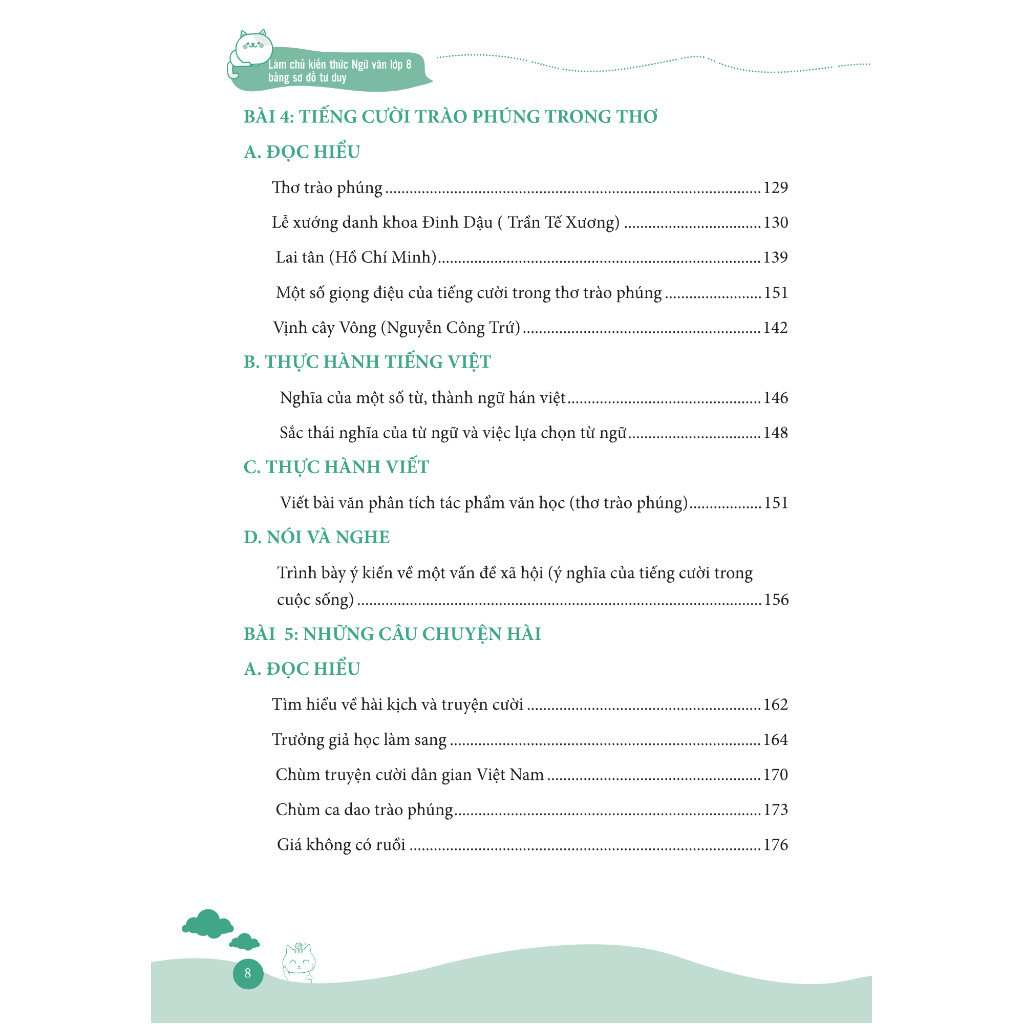 Sách - Combo Làm Chủ Kiến Thức Ngữ Văn Bằng Sơ Đồ Tư Duy Lớp 8 Theo Chương Trình Mới Của Bộ Giáo Dục