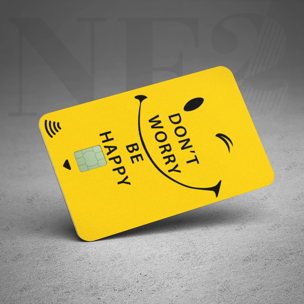 Miếng Dán Trang Trí QUOTES OF LIFE - Decal Sticker Thẻ ATM (Thẻ Chung Cư, Thẻ Xe, Debit, Credit) NF2