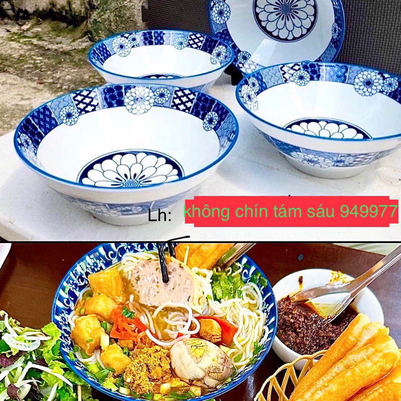 Tô loe bún phở- bát chiết yêu-tô khum bát đĩa bát tràng cao cấp-gốm sứ ...
