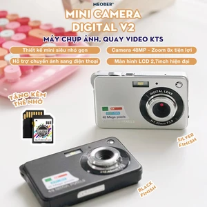 Máy ảnh kĩ thuật số digital mini camera v2 - quay, chụp 48MP, siêu mỏng nhỏ gọn