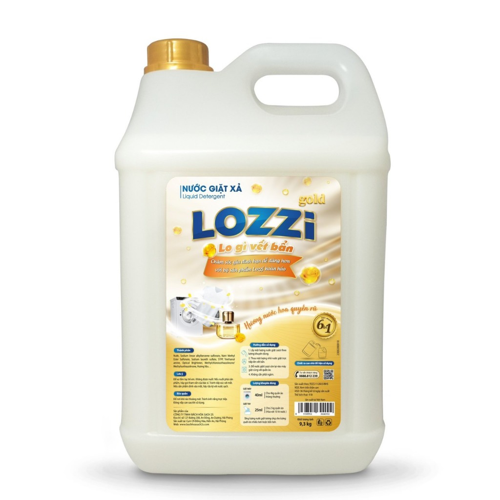 Ảnh Nước giặt Lord/ Lozzi Gold hương nước hoa 9.36kg 1