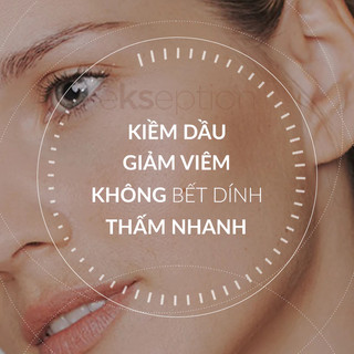 COMBO Giảm mụn Mờ thâm Sáng da Serum EKSEPTION ZNPCA 75ML & BABE Department Control Fluid 40ml