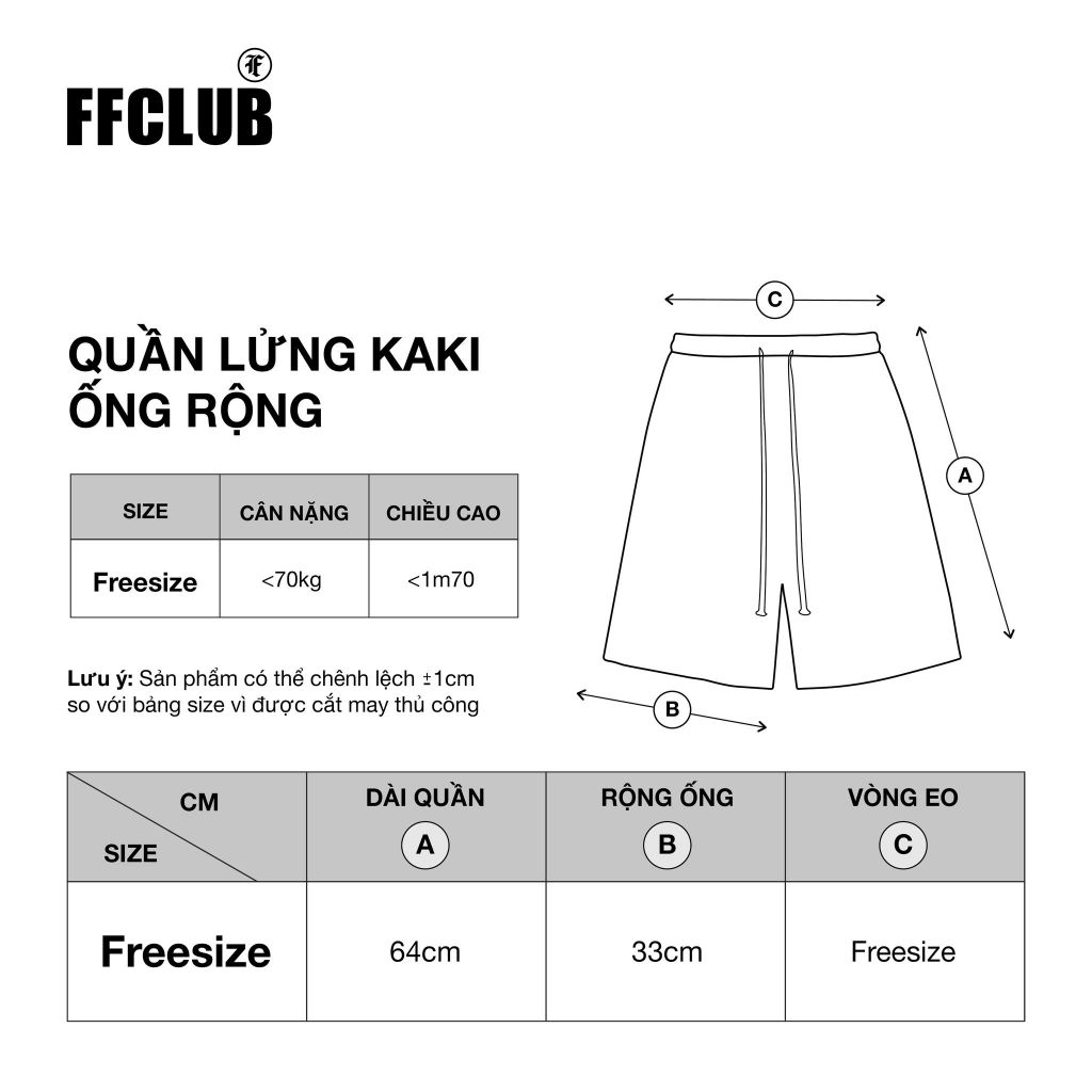 QUẦN LỬNG KAKI ỐNG RỘNG FFCLUB MIX